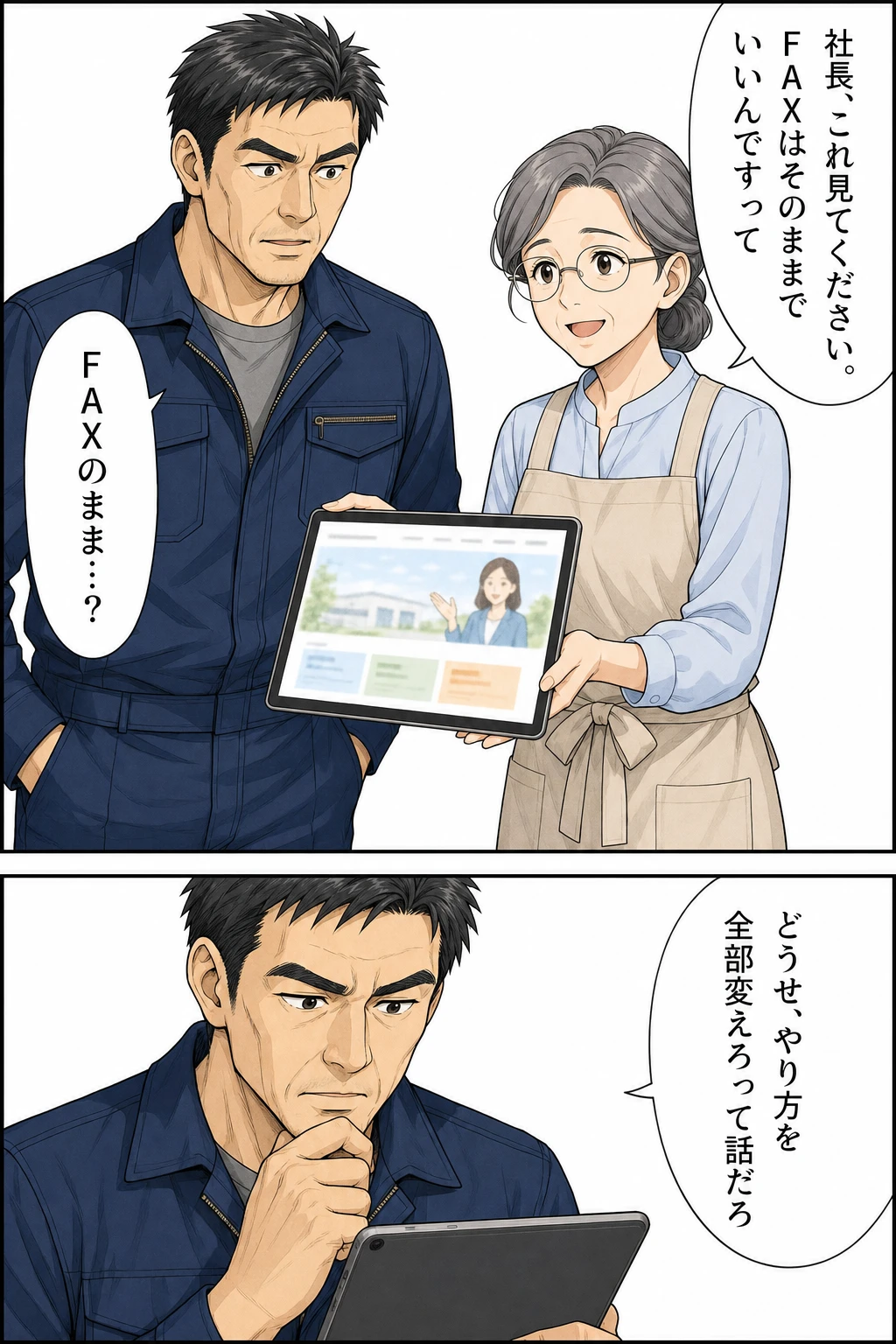3ページ目｜FAXそのままでデータ化できる